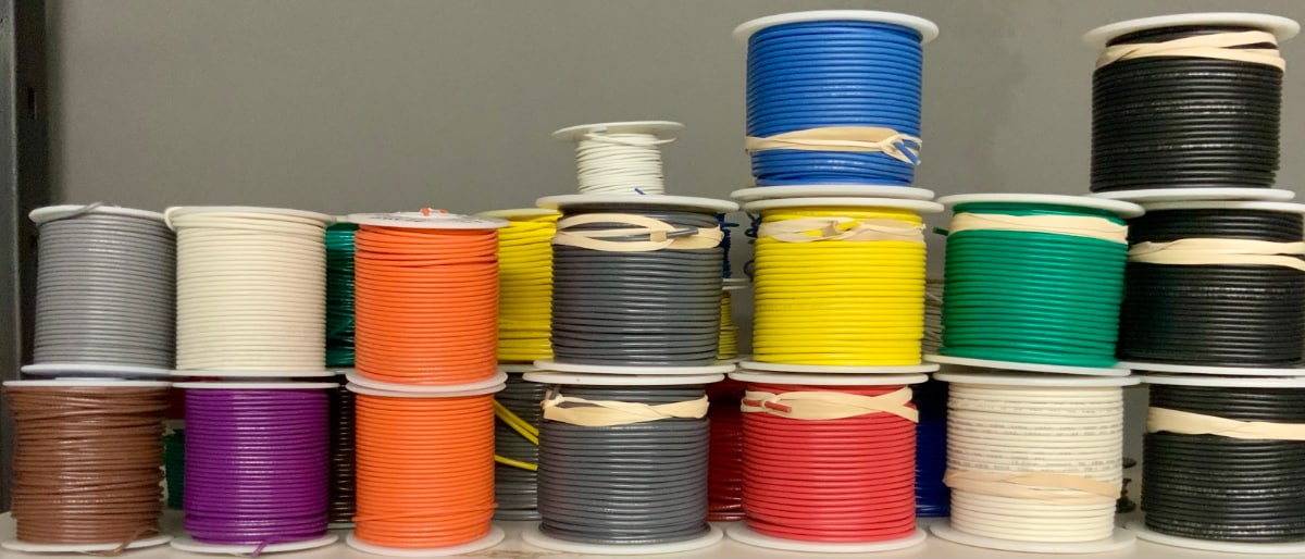 wire sizes with color